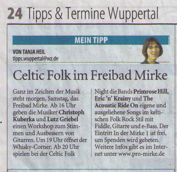WZ-20130419-Mein Tipp Celtic Folk im Freibad Mirke